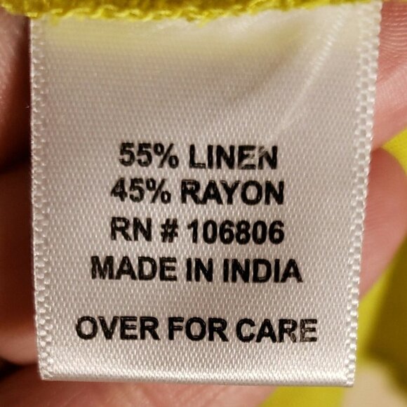 Emily Daniels Womens Linen Blend Lagan Tunic Top XL - Picture 7 of 7